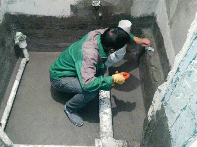 衛(wèi)生間墻面滲水，管道根部及墻角防水需